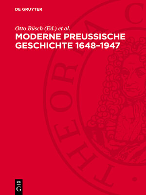 cover image of Moderne Preußische Geschichte 1648–1947